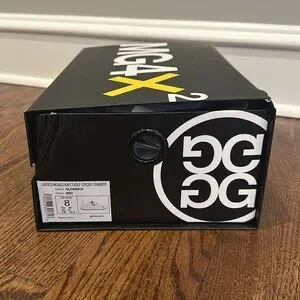 G/FORE | Shoes | Gfore Empty Black White Yellow Mg4x Golf Shoe Box ...